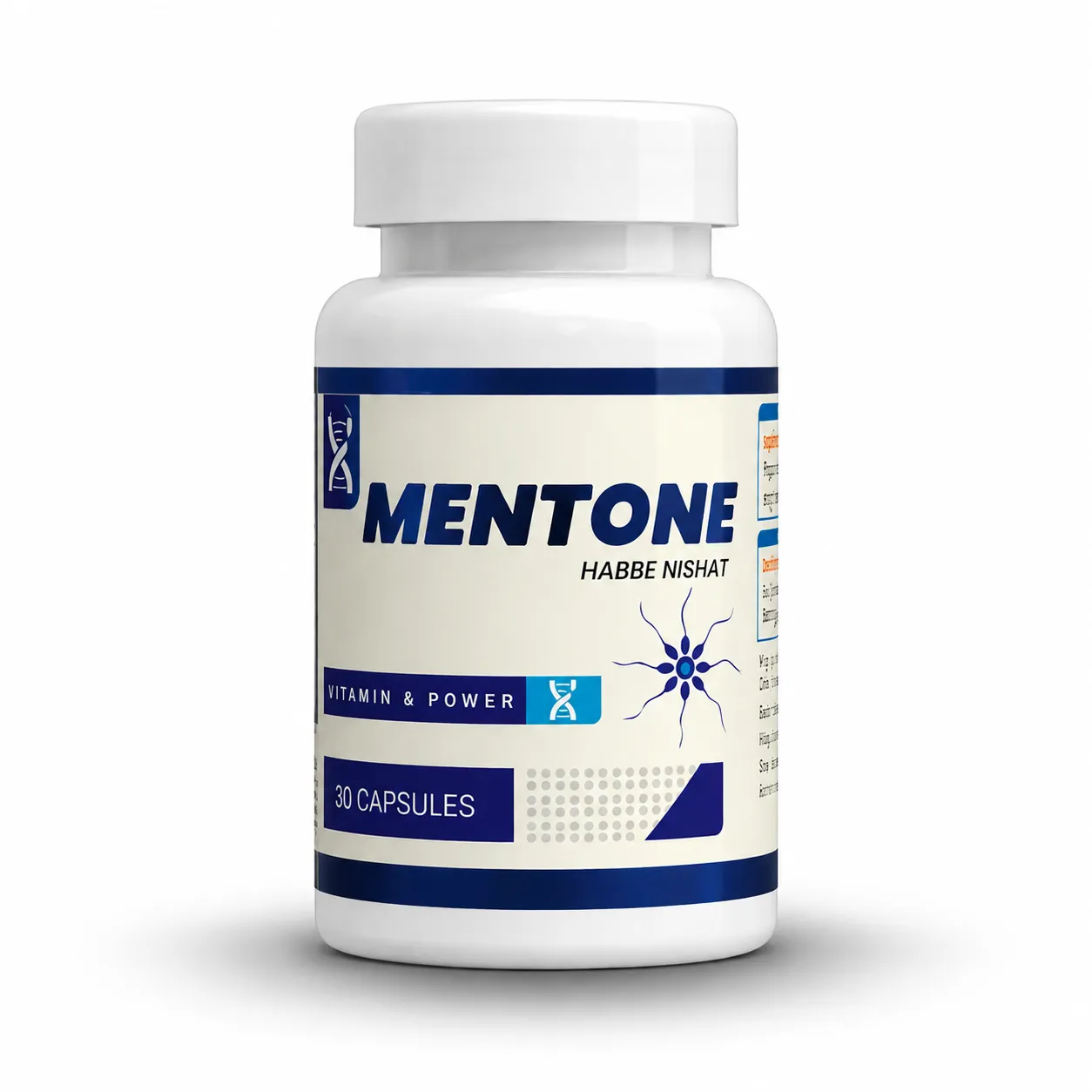 MENTONE (হাব্বে নিশাত) ক্যাপসুল - ৬০ পিস ( ফুল কোর্স ) - Leaf Life BD